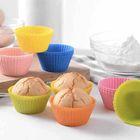 Multicolor Kitchen Baking Tool Durable , Non Stick Silicone Baking Cups