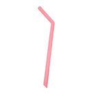 8.5mm Mouth Reusable Silicone Straws, Thick Silicone Non Plastic Straws With Cleaner Brush